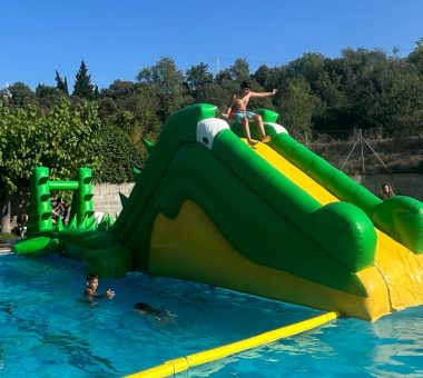 INFLABLES ACUATICS - COCODRILO RESBALADILLA